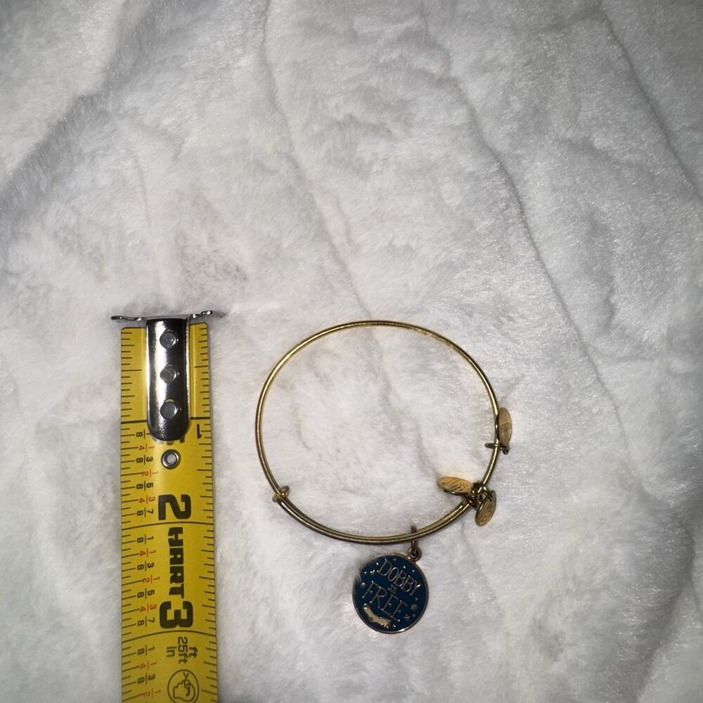 Alex And Ani Harry Potter Dobby Is Free Gold Bangle Bracelet Retired - Picture 5 of 5